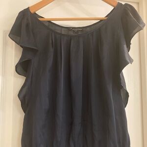 Forever 21- Twenty One Midnight flutter Blue Top